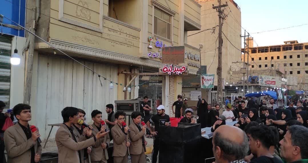 موکب رهروان حضرت زينب (س) با ارائه خدمات فرهنگي و اسکان، پذيراي زائران حسيني است